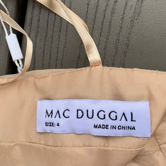 Mac Duggal Float One Shoulder Open Back Gown - Picture 11 of 14